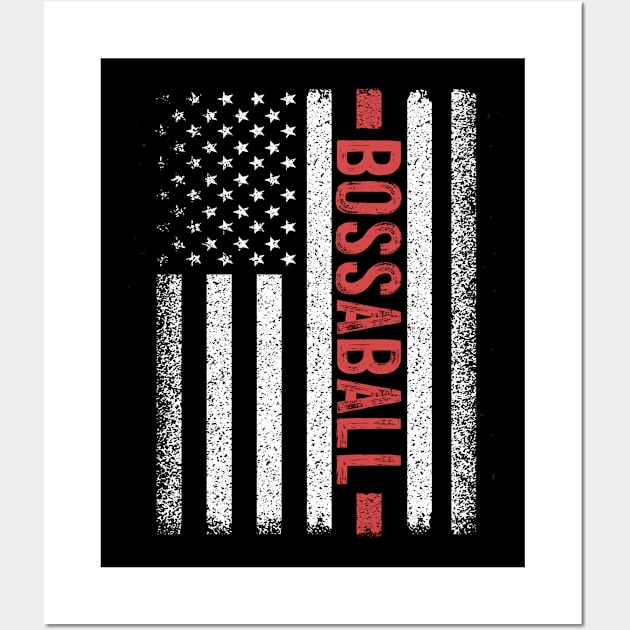 Bossaball American Flag 4th of July Wall Art by magazin